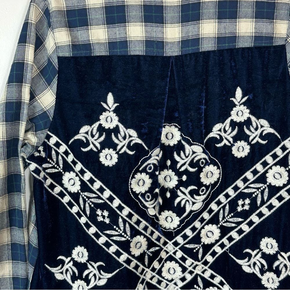 Soft surroundigs embroidery boho hippie shirt - Picture 7 of 8